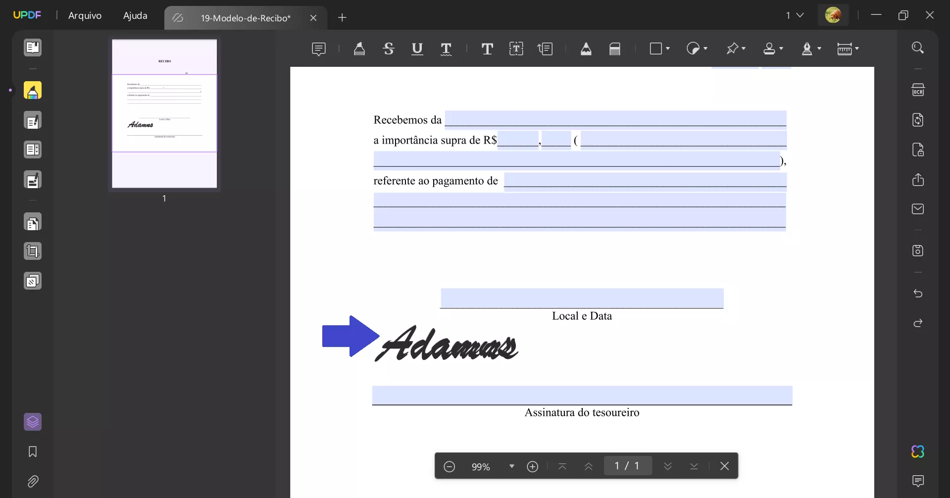 Remover Texto Manuscrito de um PDF