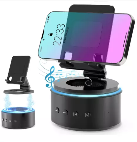 phone stand with bluetooth speaker