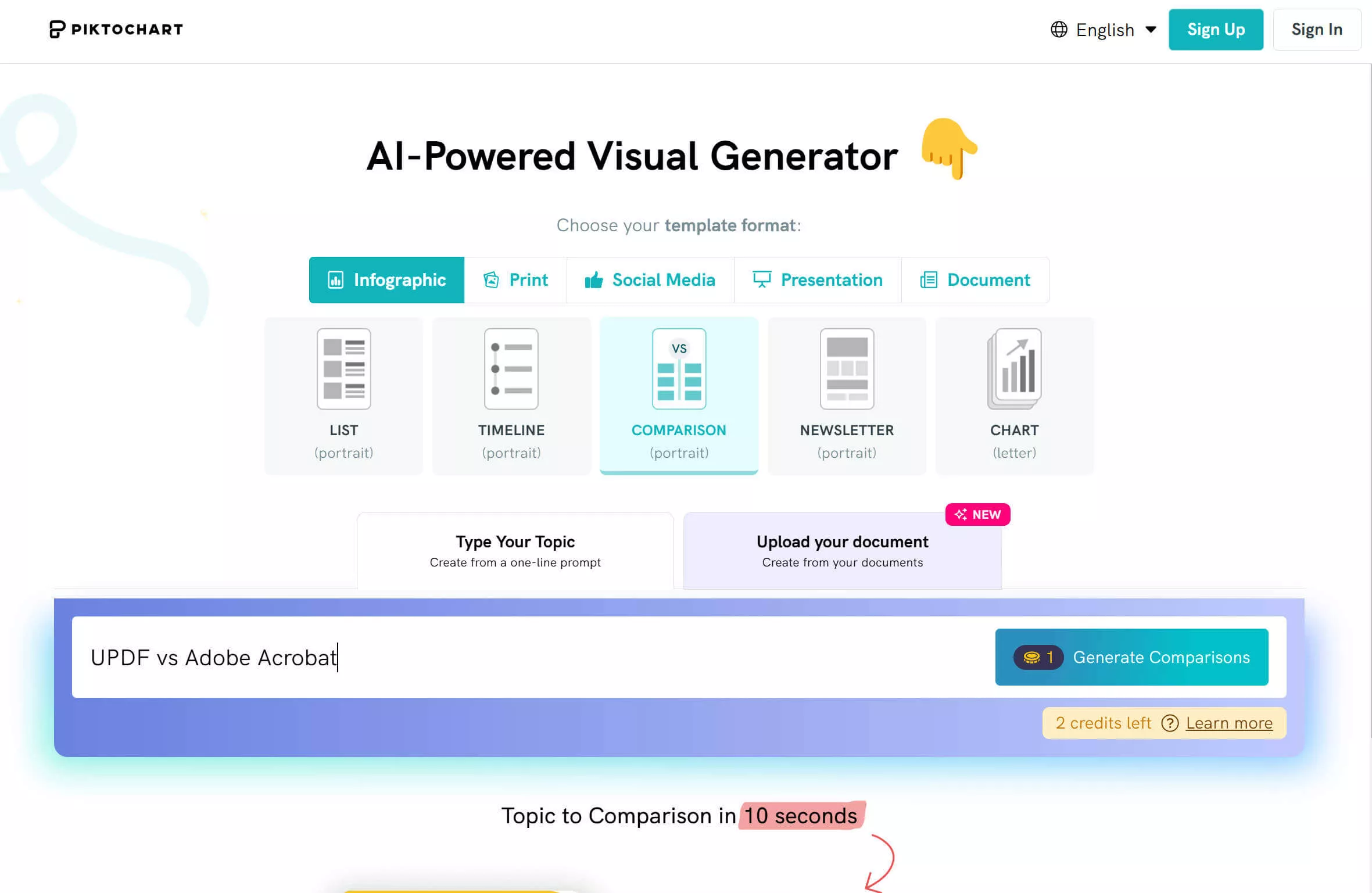 piktochart ai graph generator.