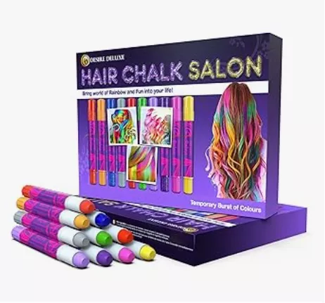 rainbow hair chalk pen set
