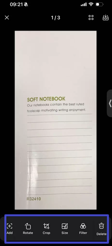 edit the scanned books