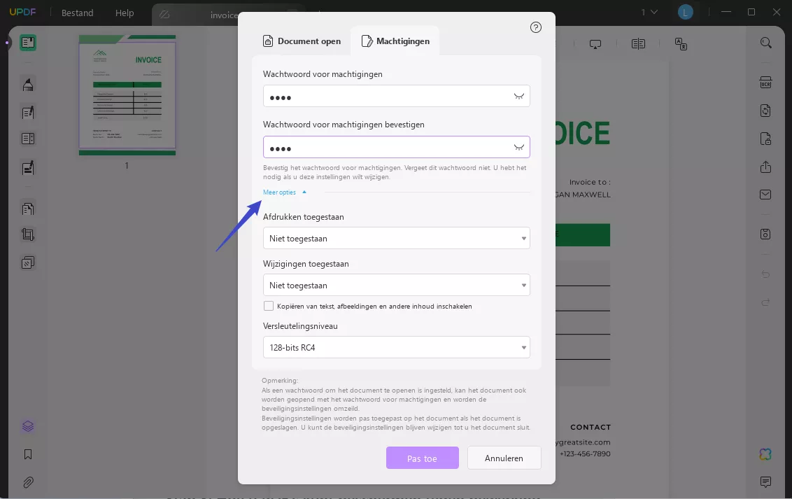 hoe pdf te beschermen tegen bewerken en afdrukken