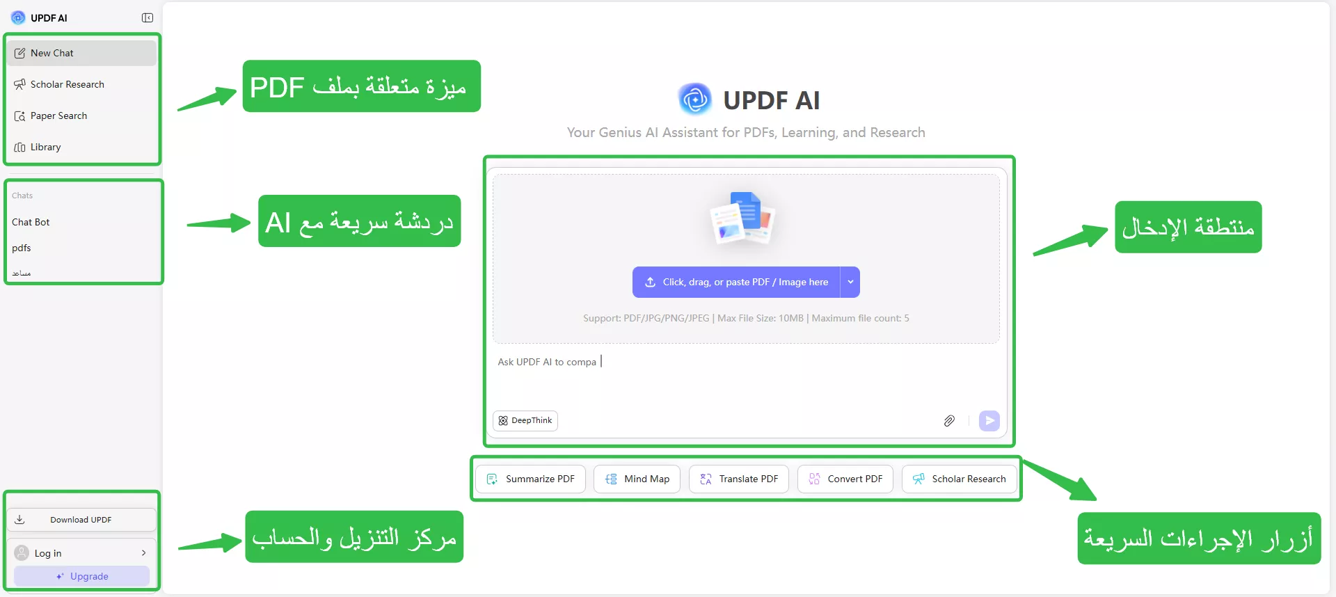 مقدمة UPDF AI