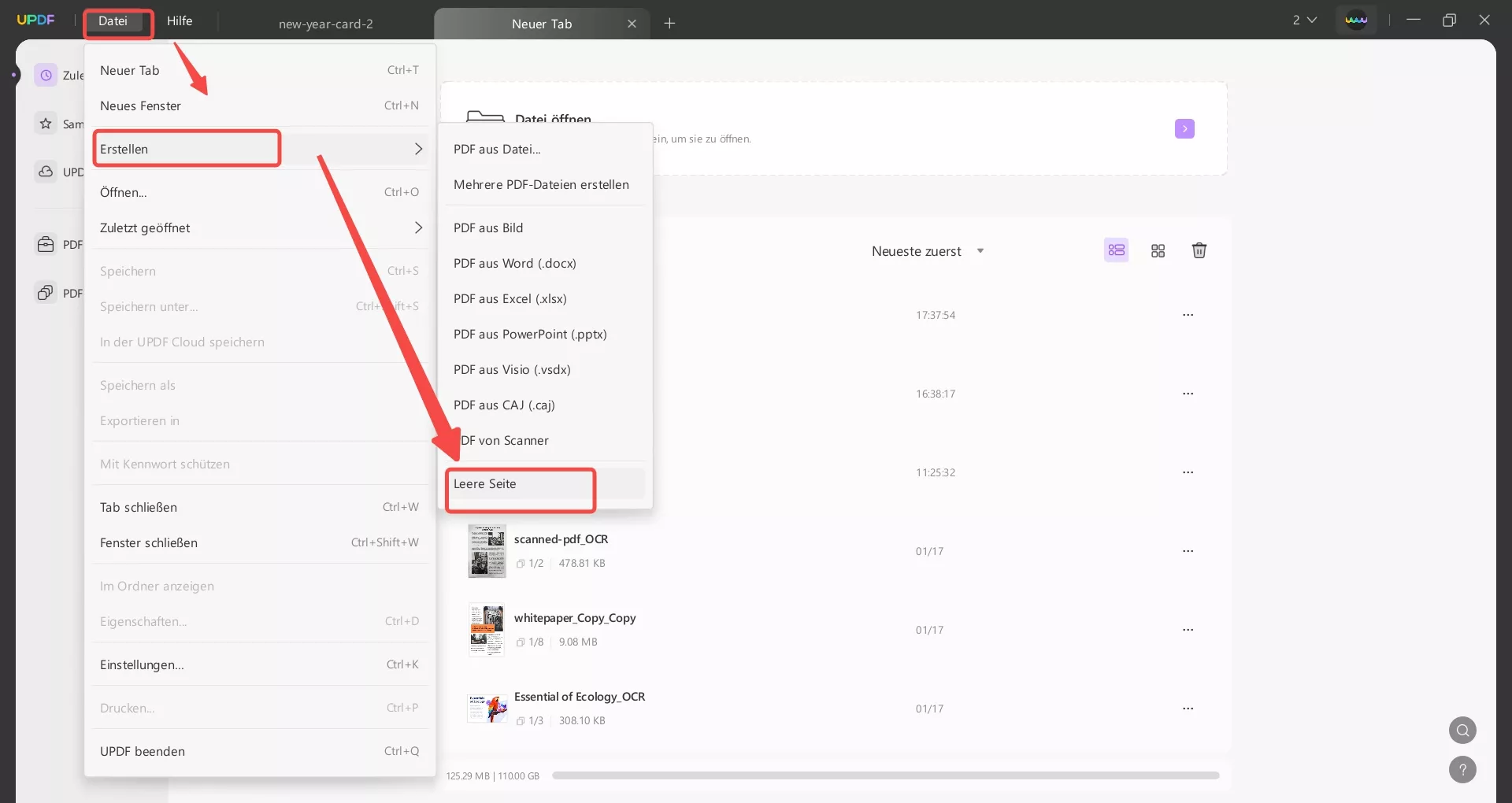 Einen Lebenslauf von Grund auf erstellen: