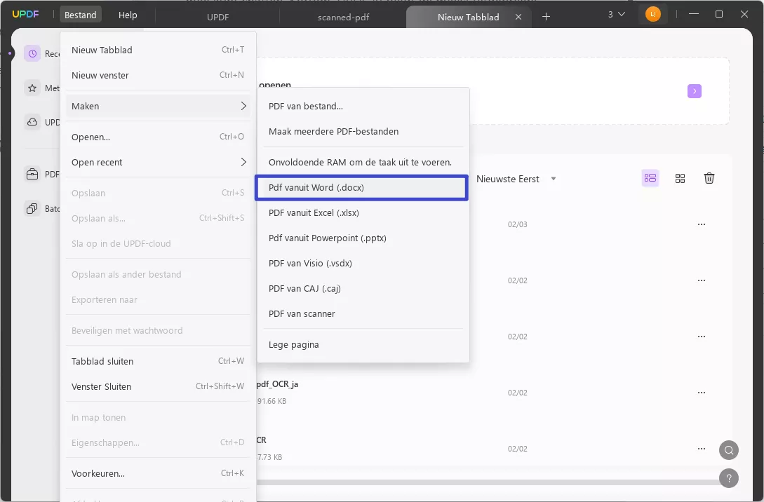 chatpdf vs. updf ai pdf maken van word