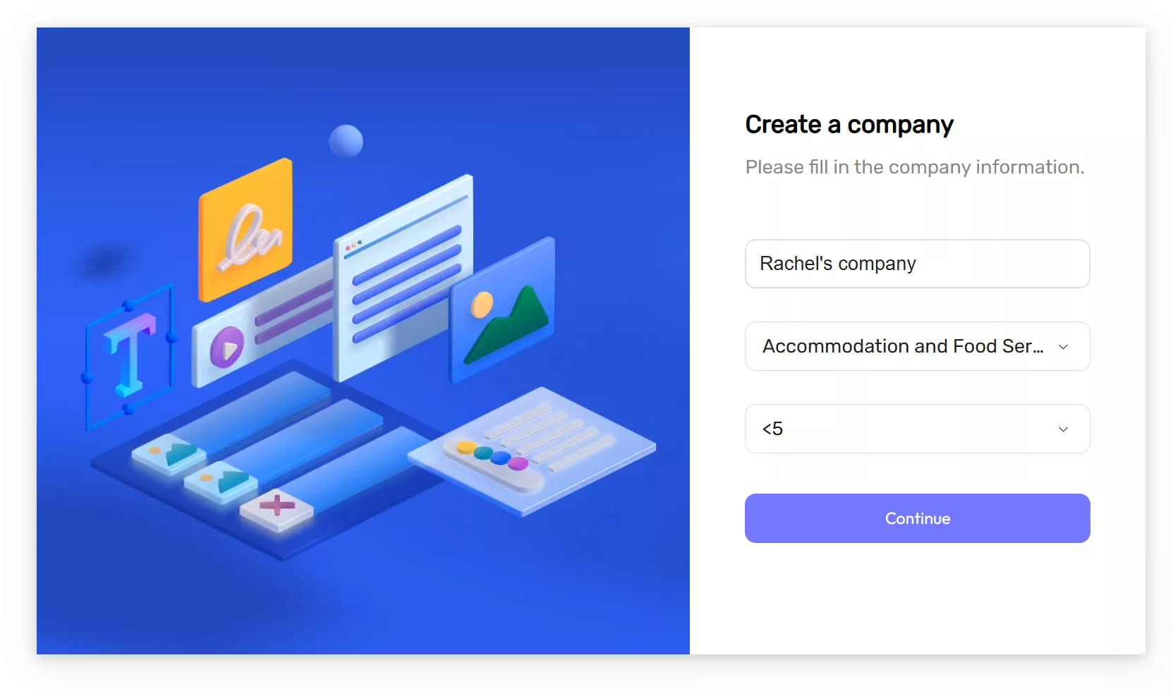 สร้างบริษัท