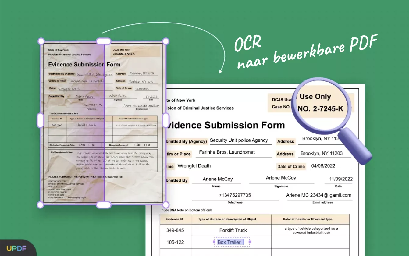 ocr-functie van updf