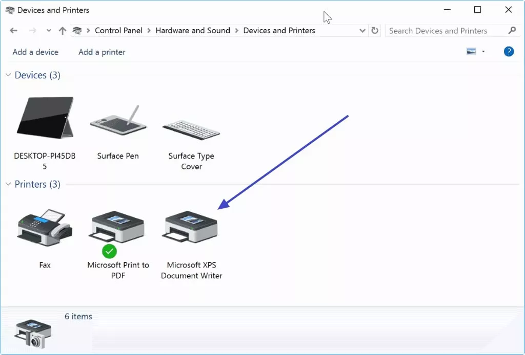 check for windows components