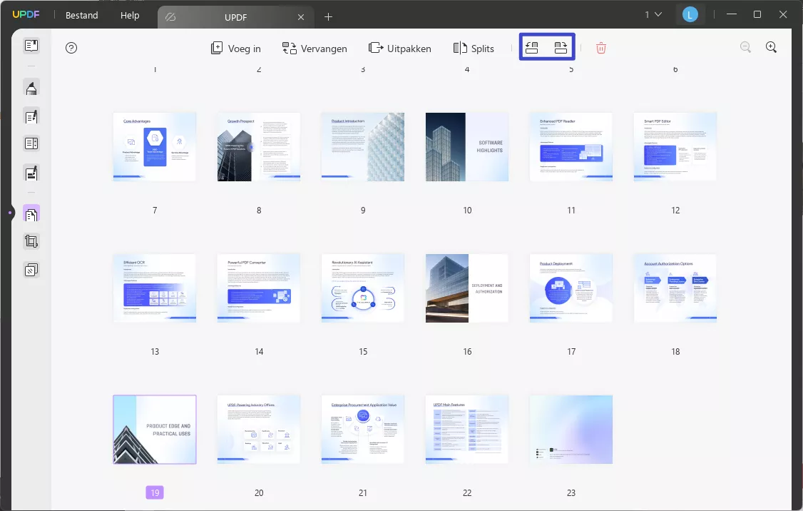 PDF-pagina's roteren