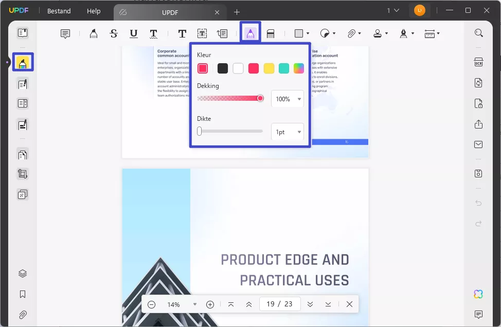 hoe pdf potlood te annoteren