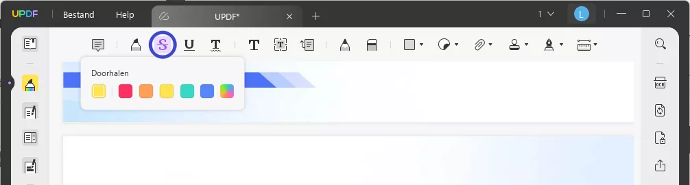 hoe je een pdf-doorhaling kunt annoteren