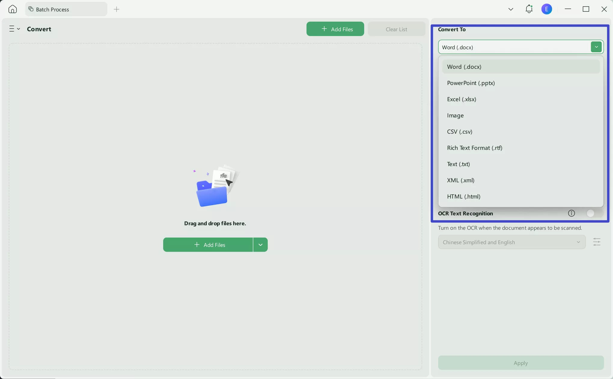 updf jpg to pdf conversion feature