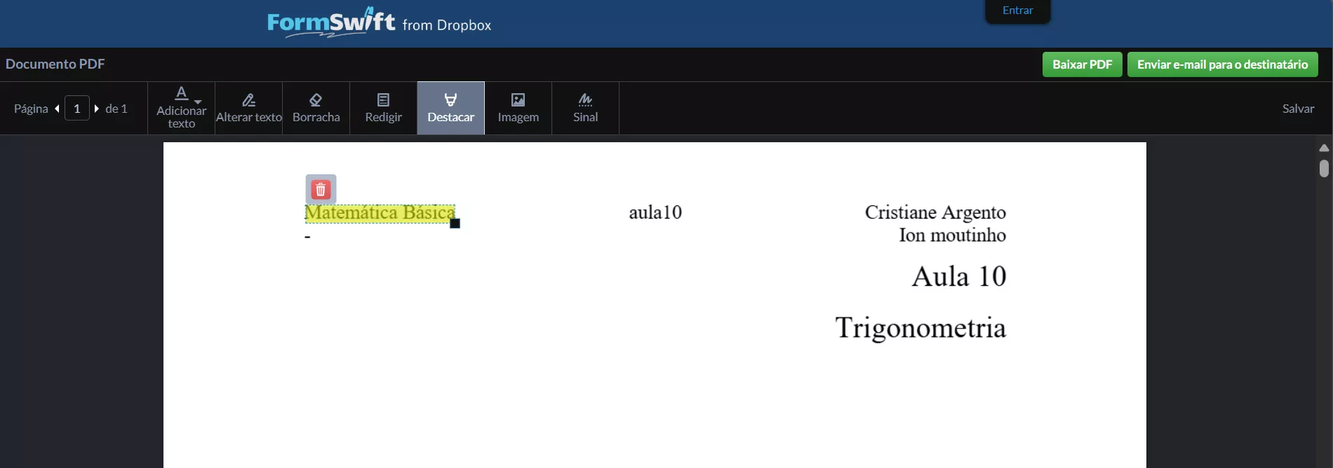 Editor de PDF Formswift