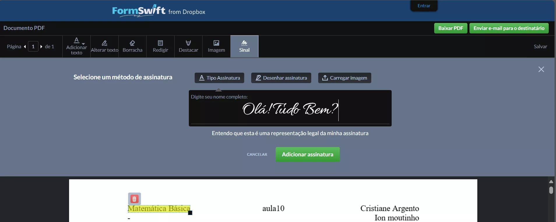 Editor de PDF Formswift
