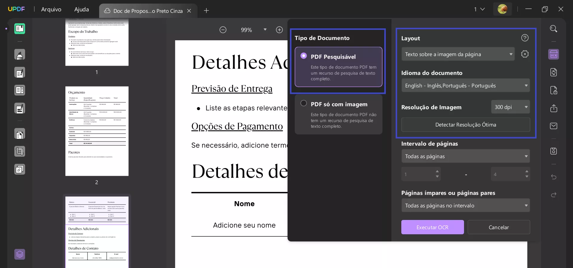 Escaneador de Foto para PDF