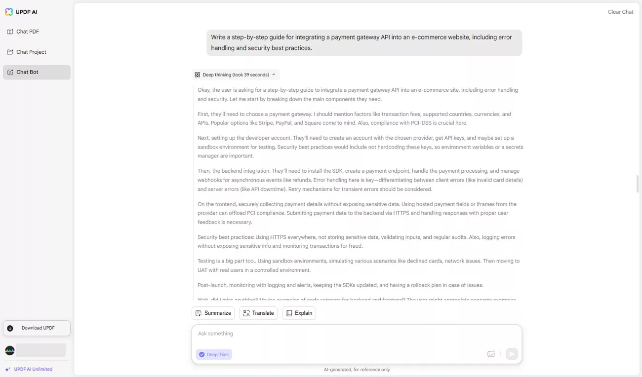 oftware development deepthink prompts