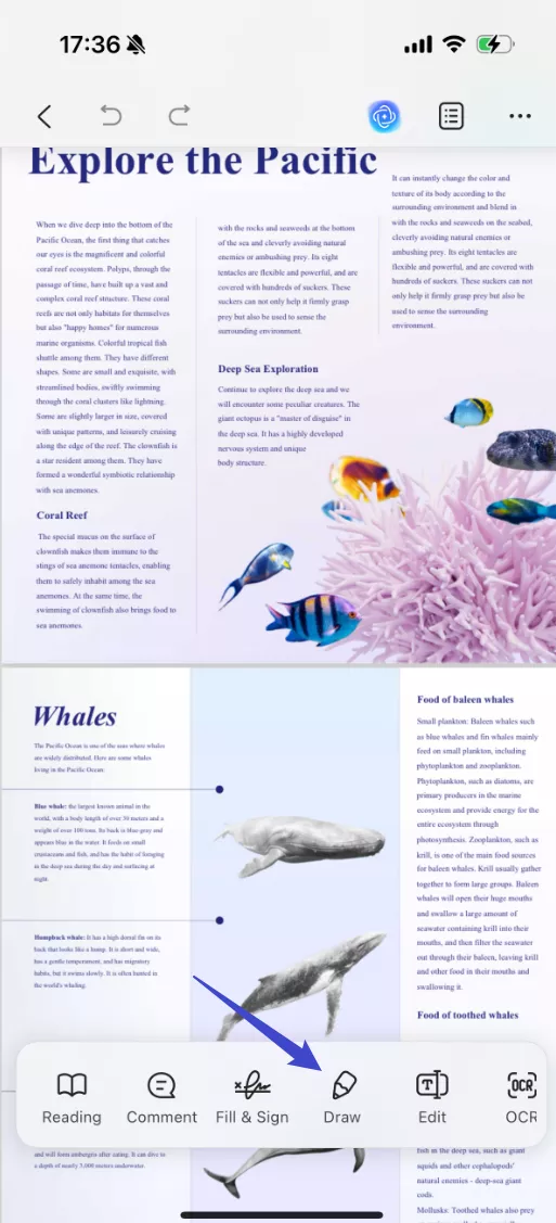 pen icon updf for ios