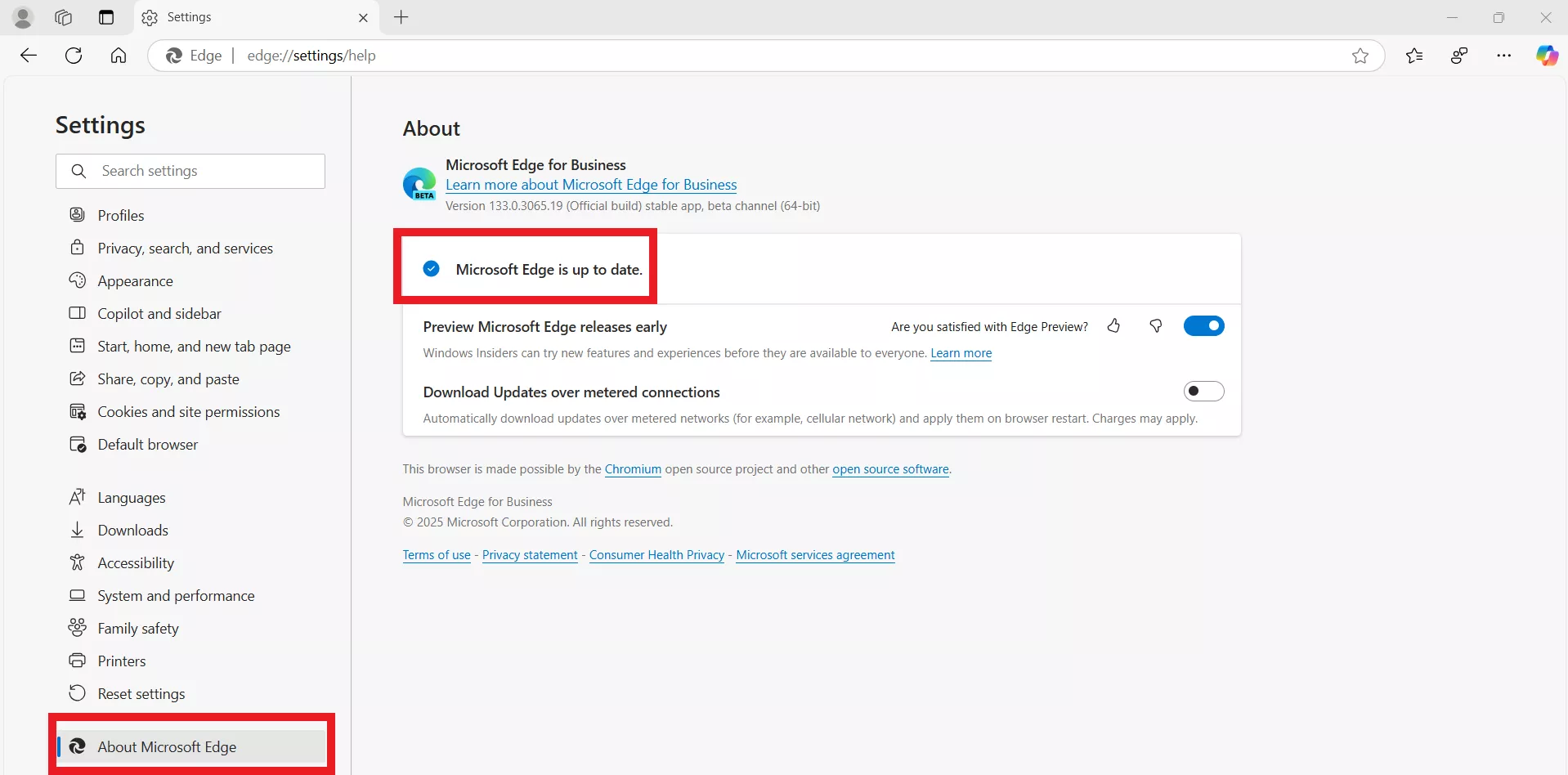 Edge 업데이트