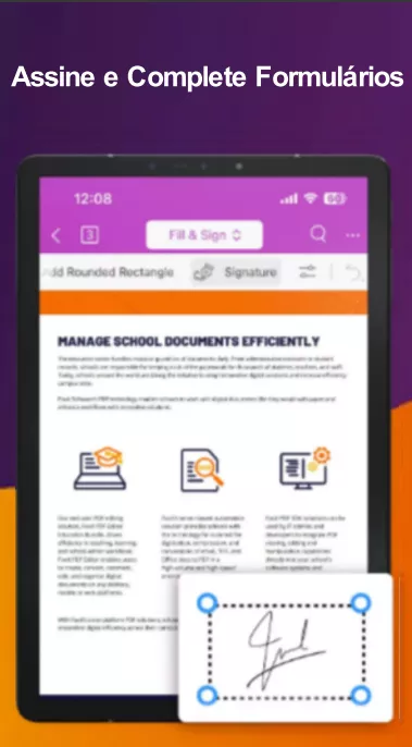 Assinadores de PDF para Android