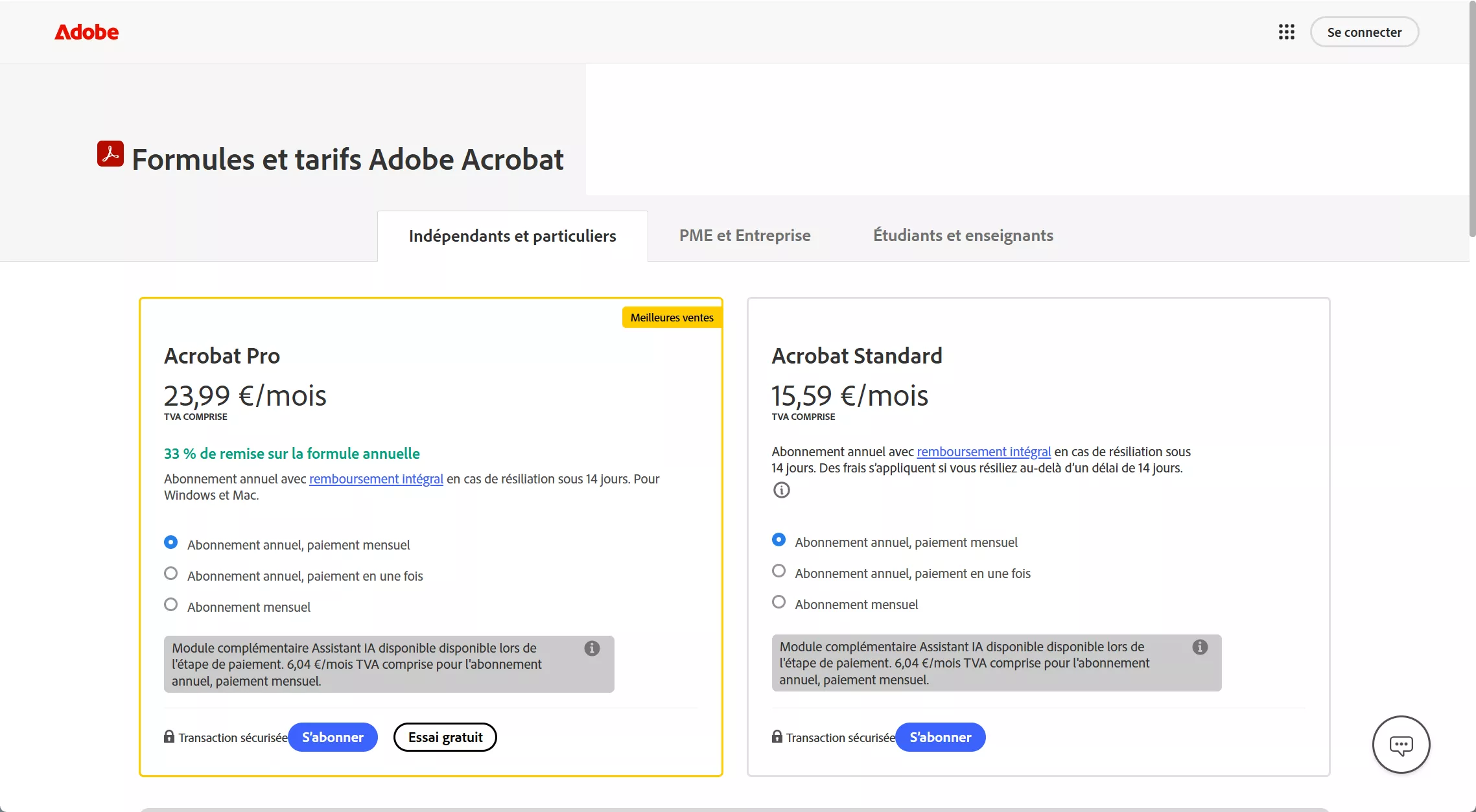 plan adobe