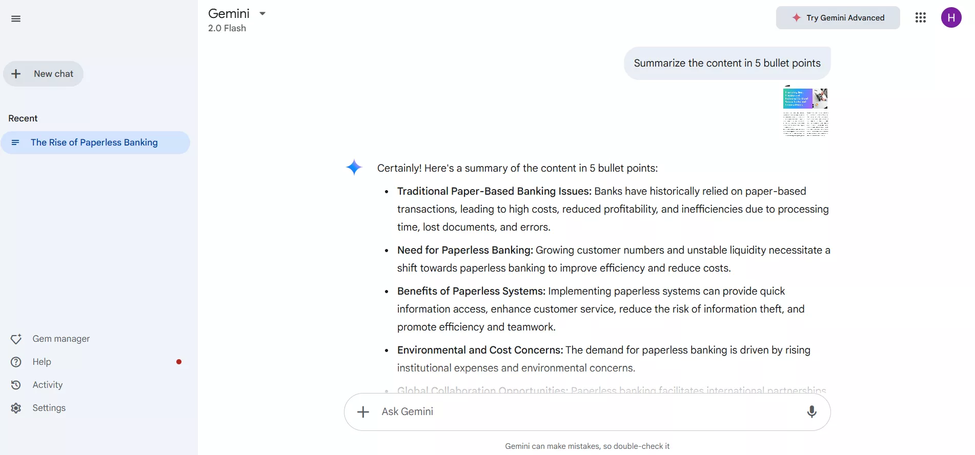 upload PDF to Gemini