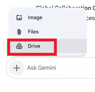 upload PDF to Gemini via Google Drive