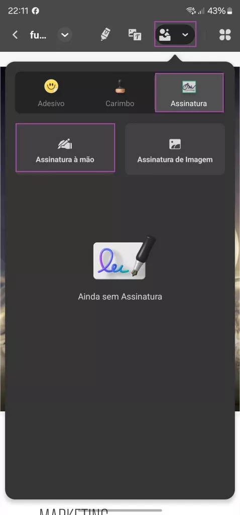 Assinadores de PDF para Android