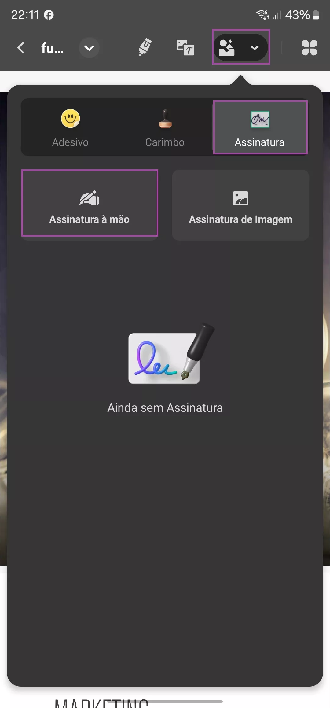 Assinar PDF no Android