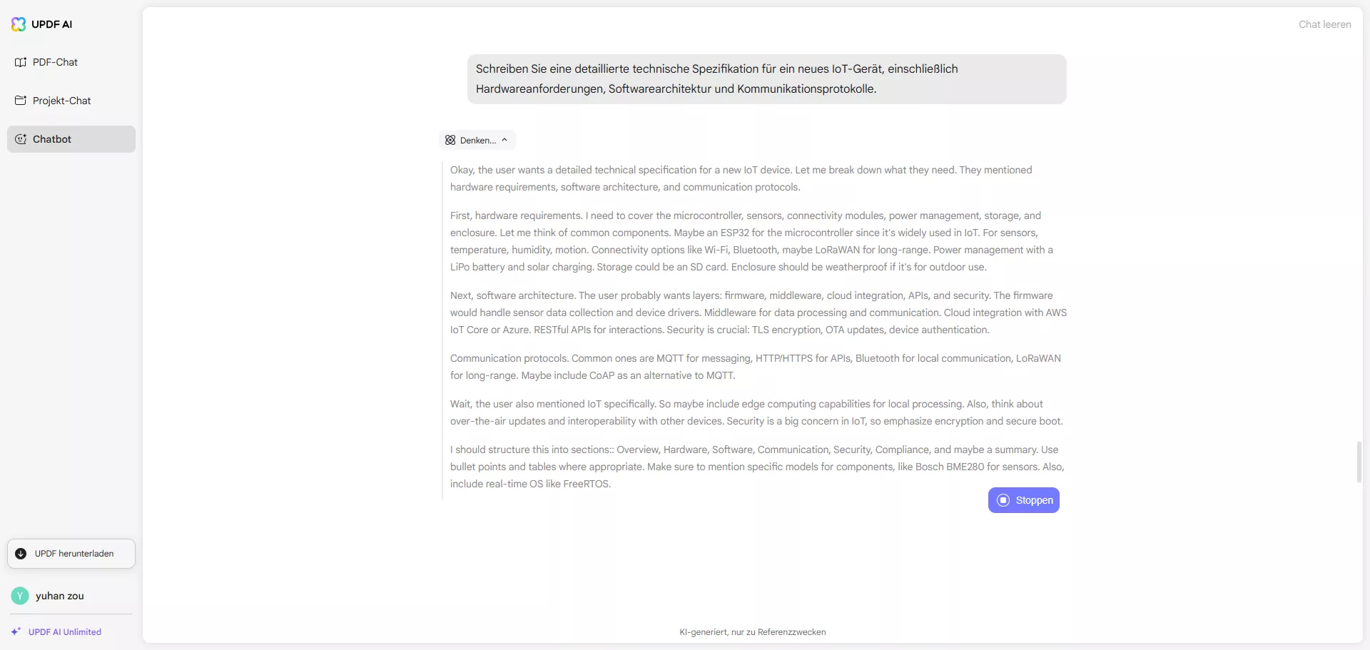 Deepthink KI-Modell für Ingenieurwesen