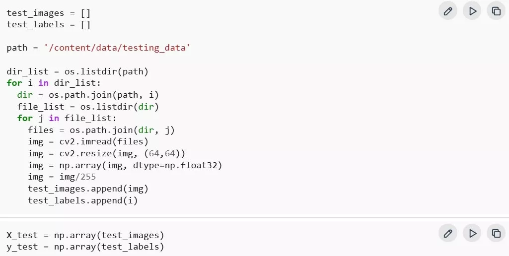 add test dataset and preprocess
