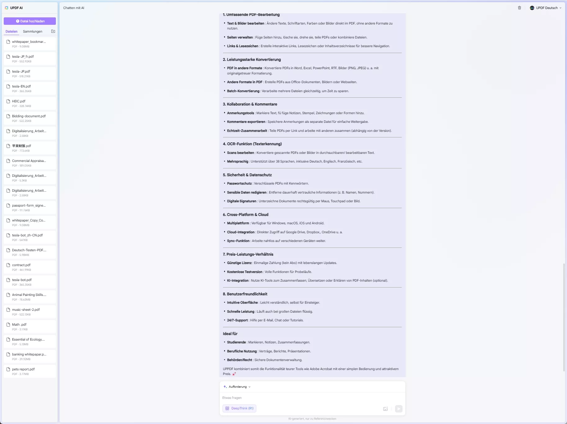 das DeepSeep R1-Endergebnis