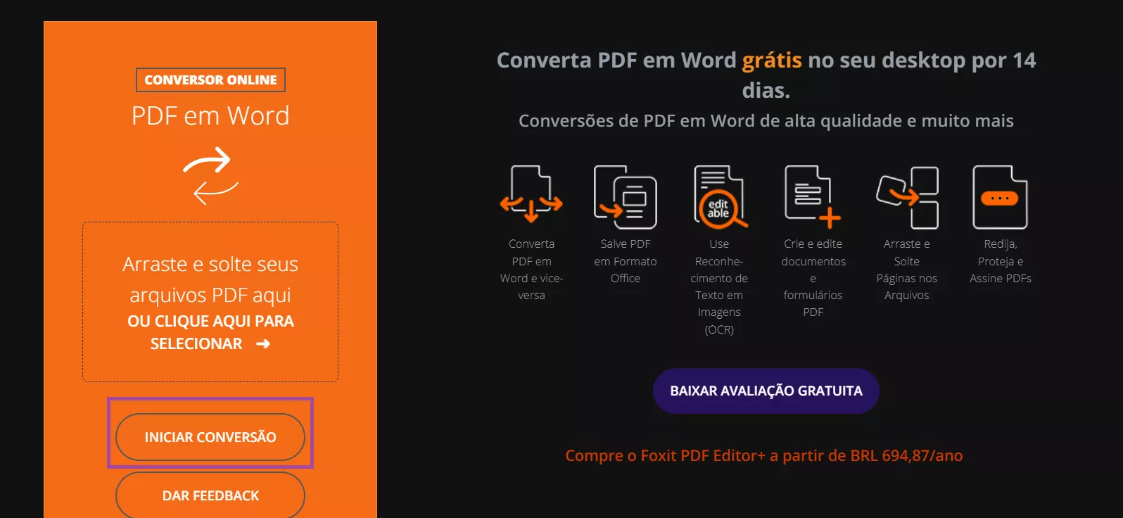 Converter PDF em Word