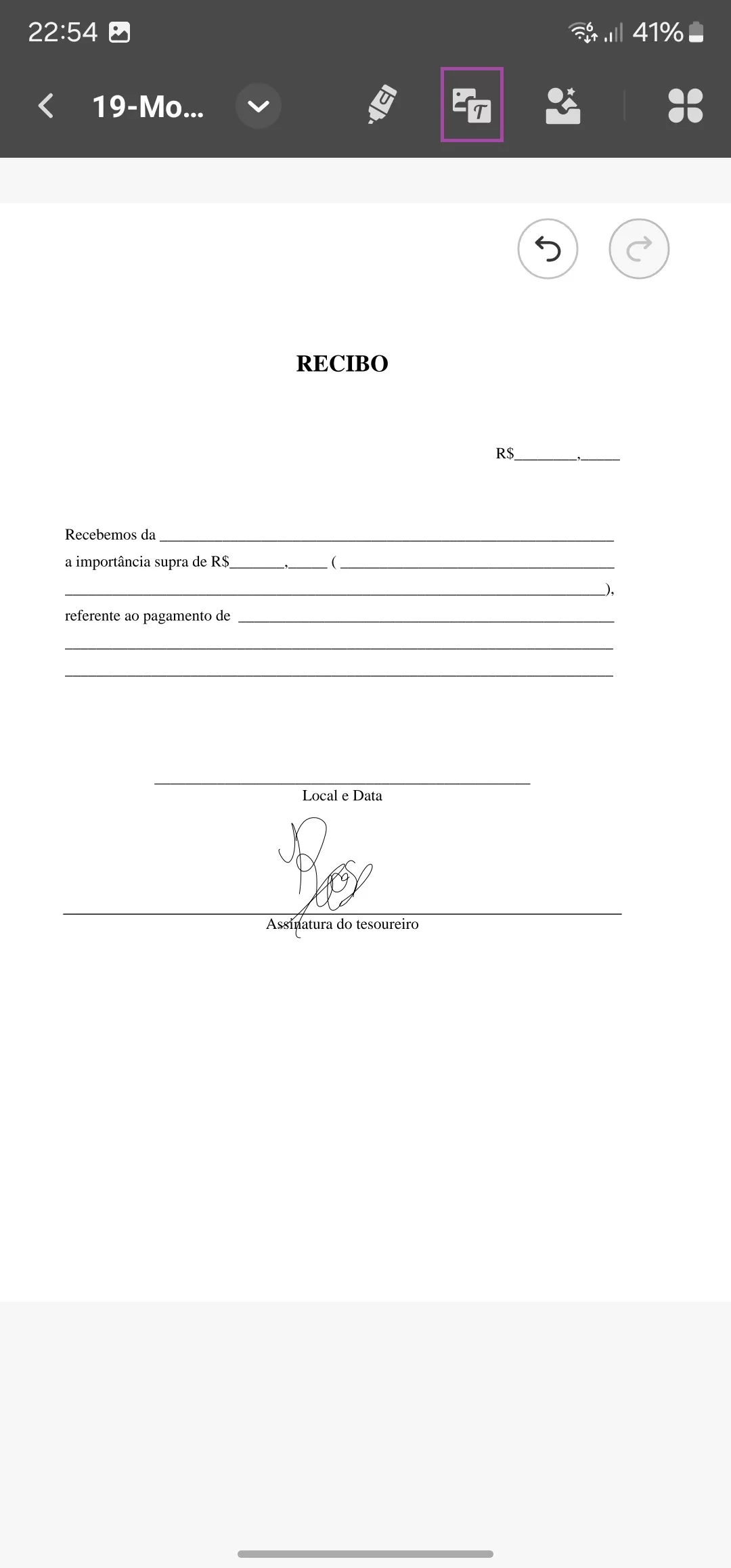Assinar PDF no Android