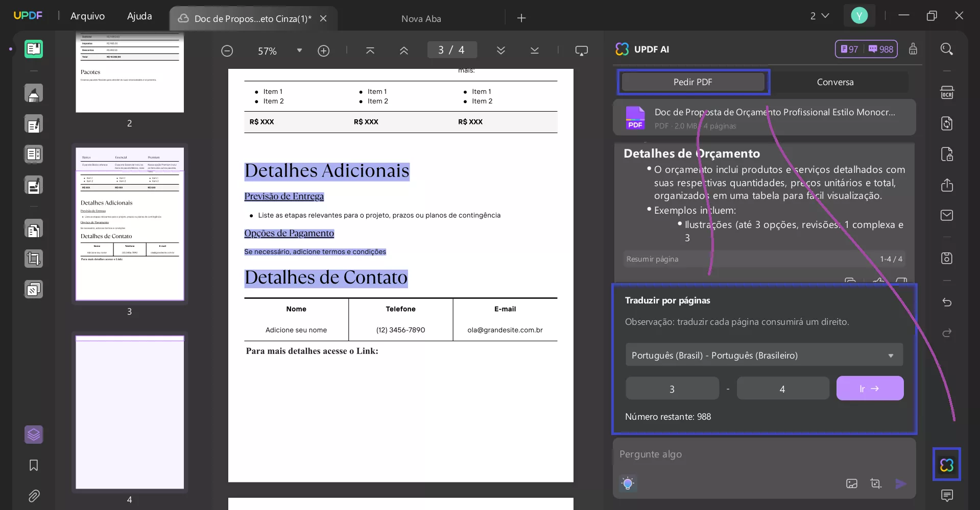 Como Traduzir um PDF para Inglês