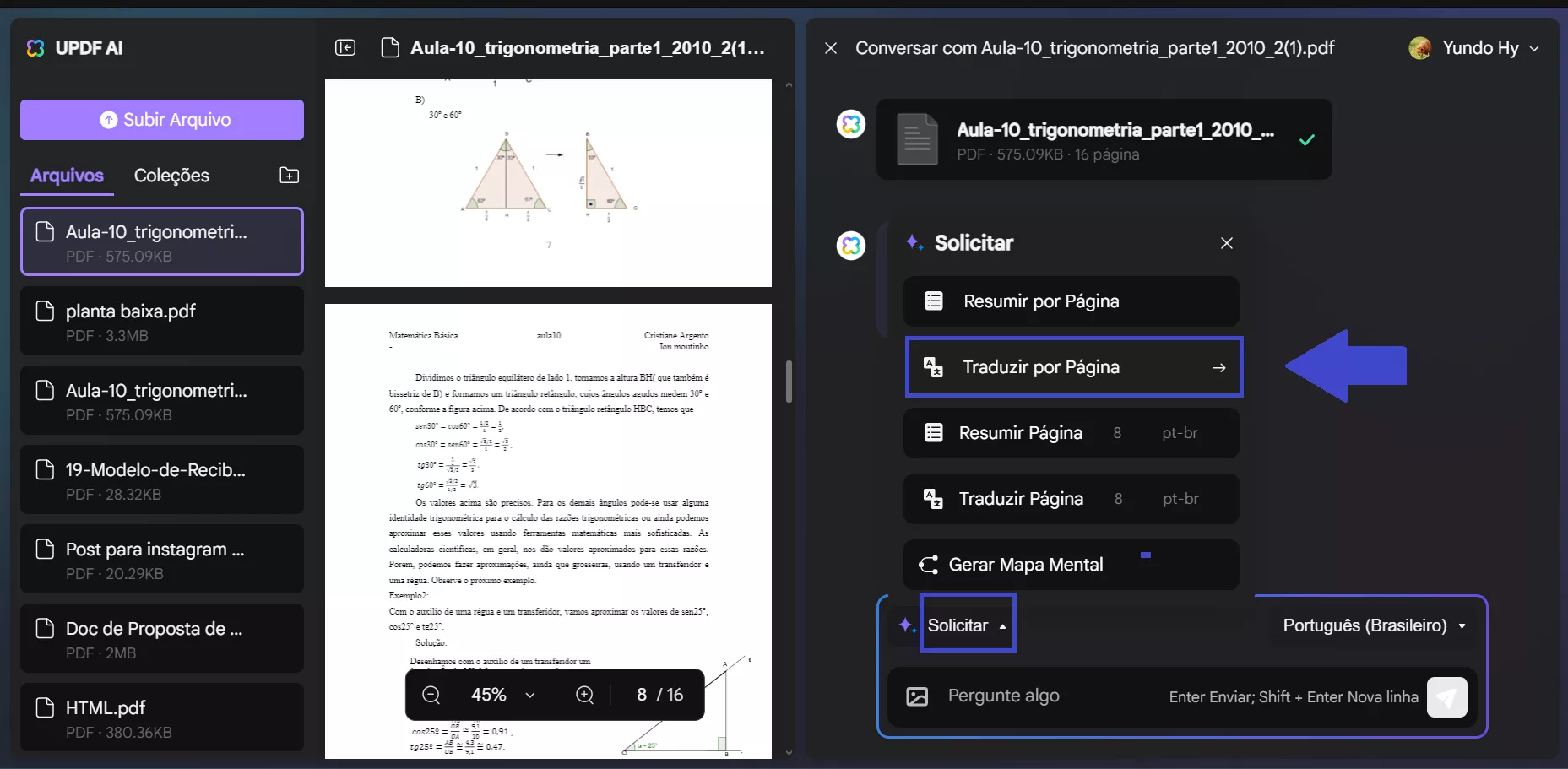 Como Traduzir um PDF para Inglês