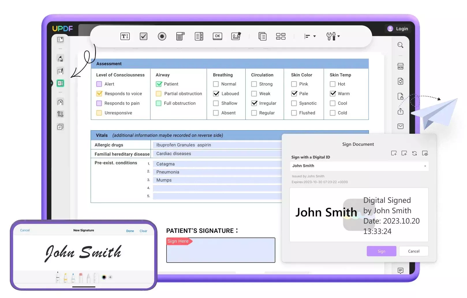 Die PDF-Signierfunktion von UPDF