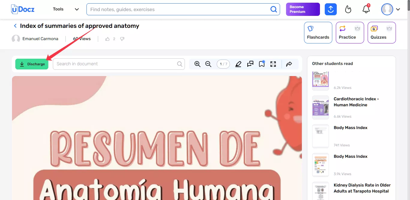 udoczのダウンロードボタンをクリックすると、ダウンロードが始まります。