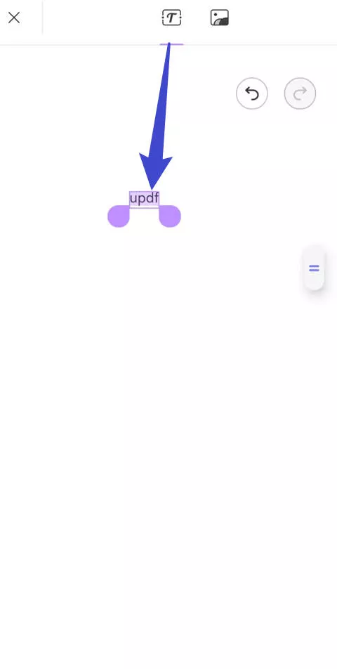 edit text in your pdf updf android