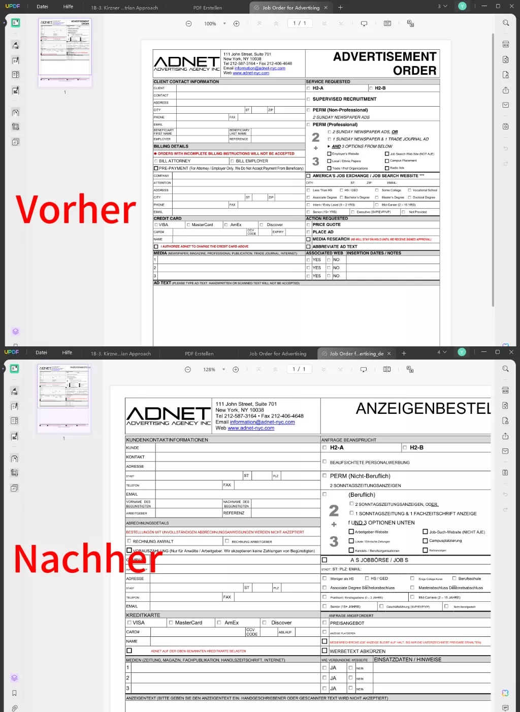 Übersetzen Sie eine PDF-Datei von Englisch nach Deutsch mit UPDF