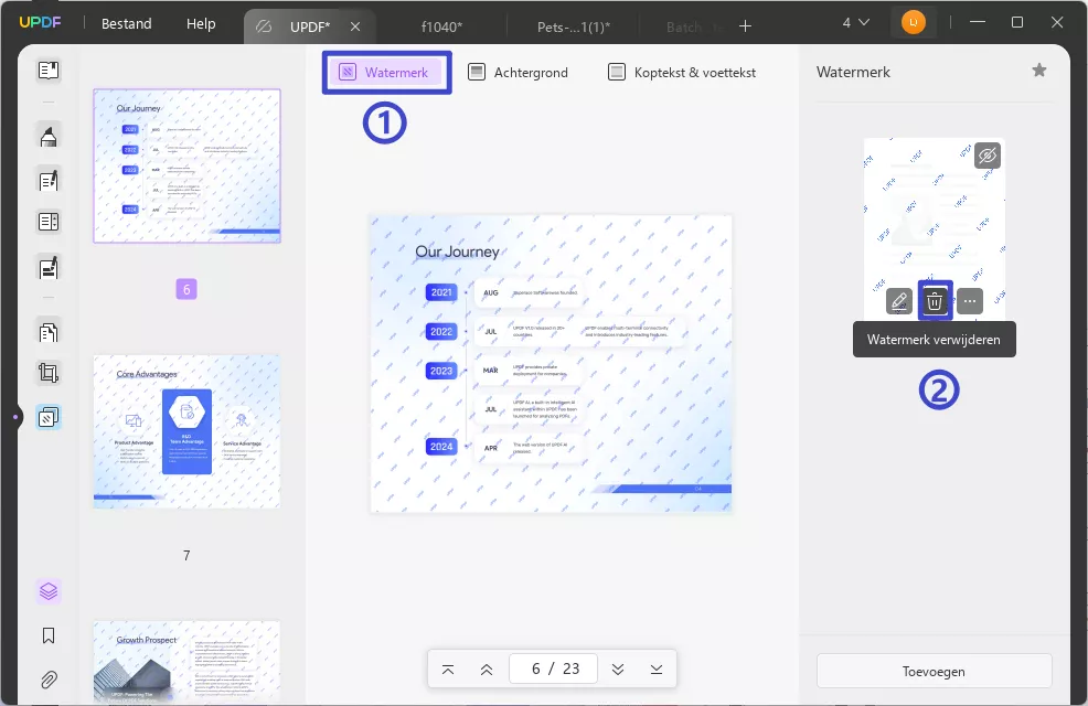 remove watermark from pdf online updf
