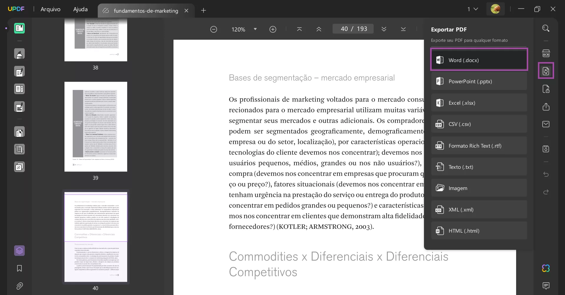 Conversores de PDF para Word