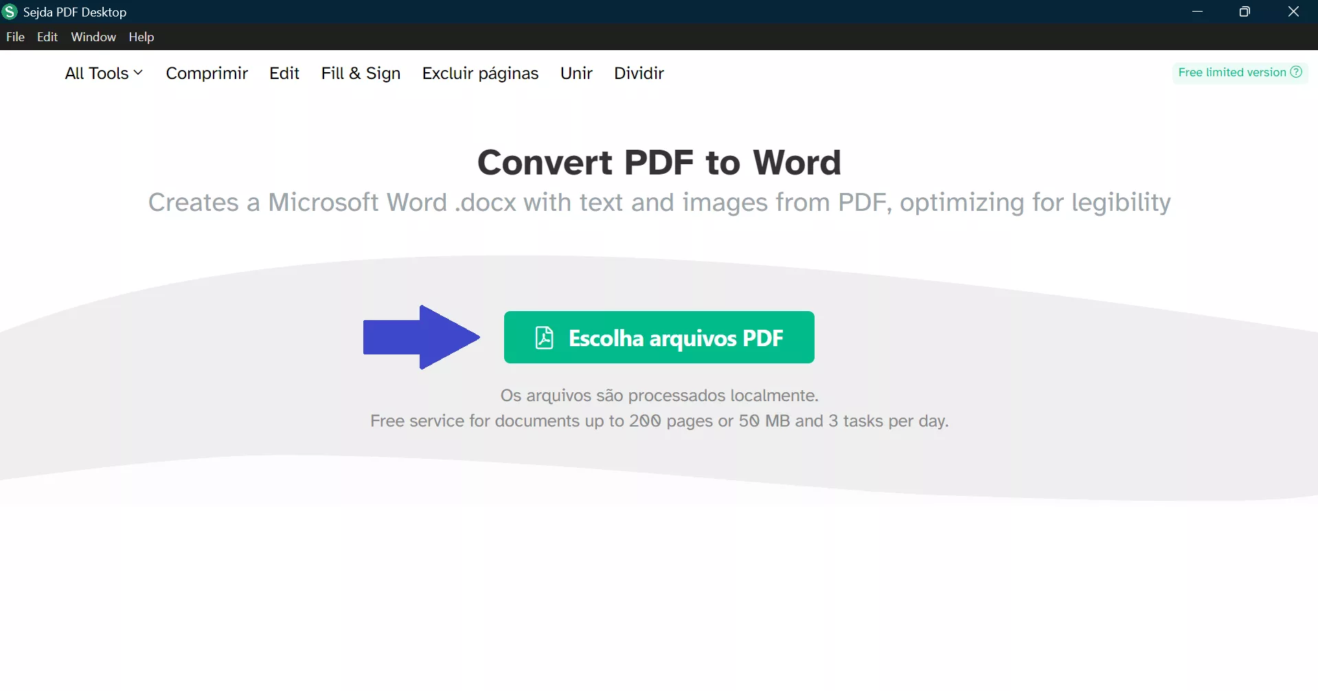 Converter PDF para Word
