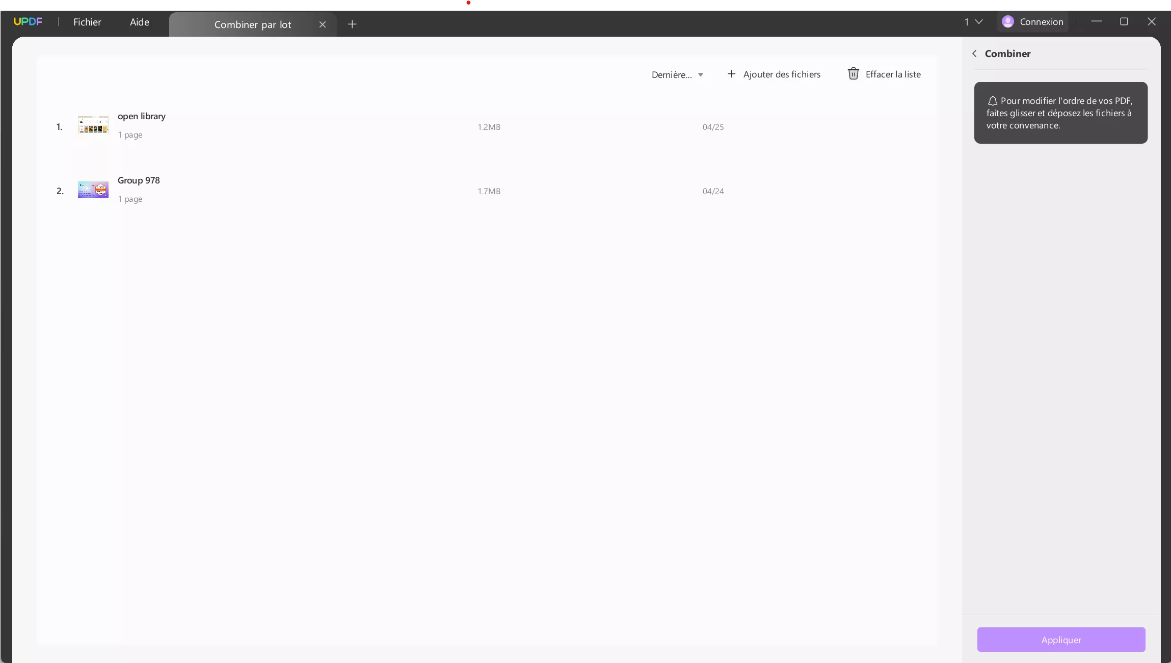 combine images to one pdf updf