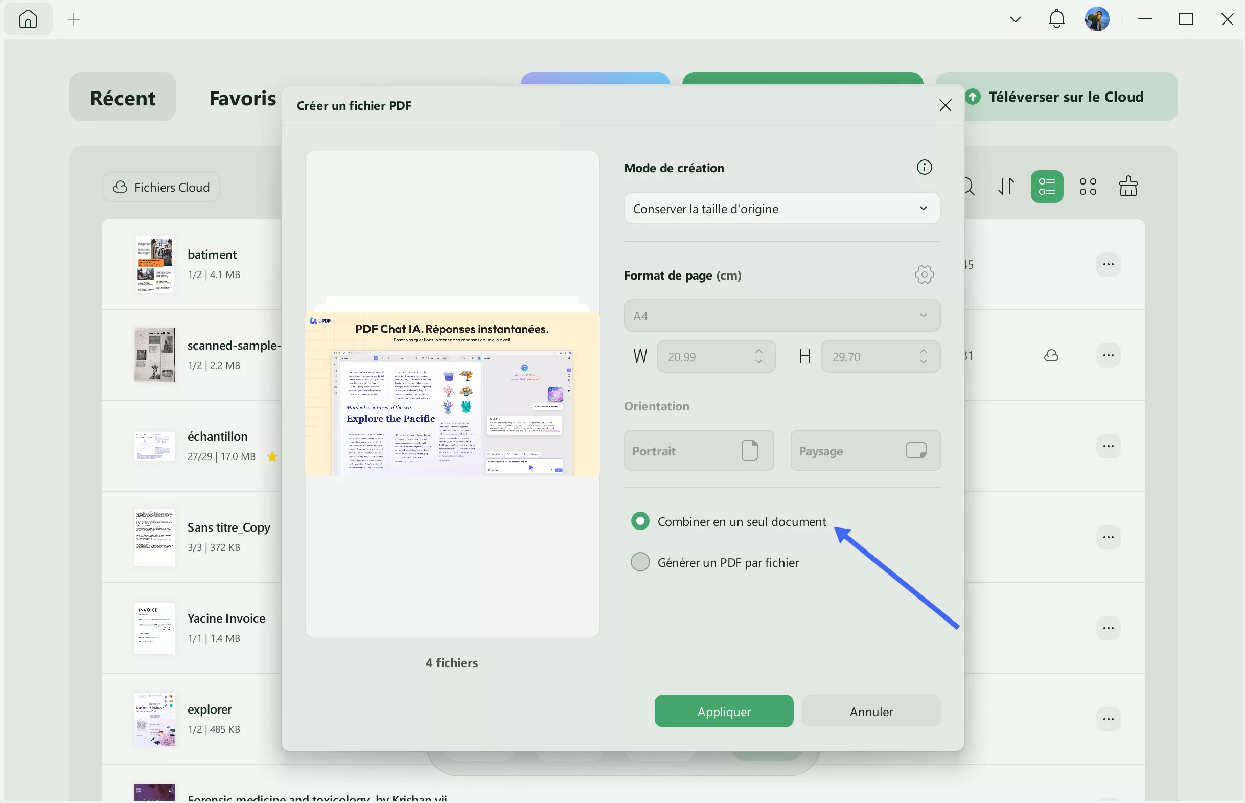 convertir plusieurs fichiers en pdf