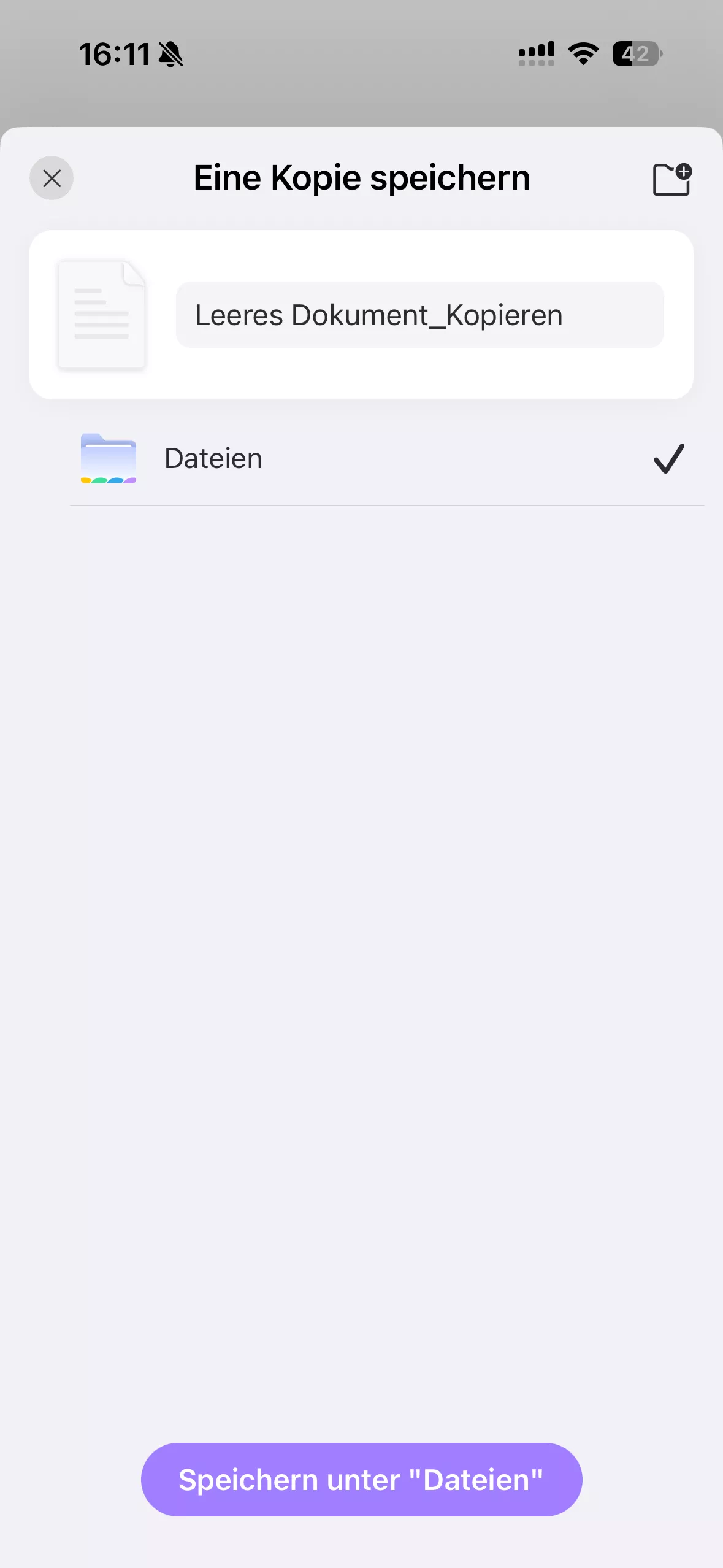 PDFs mit UPDF für iOS in Dateien auf dem iPhone speichern