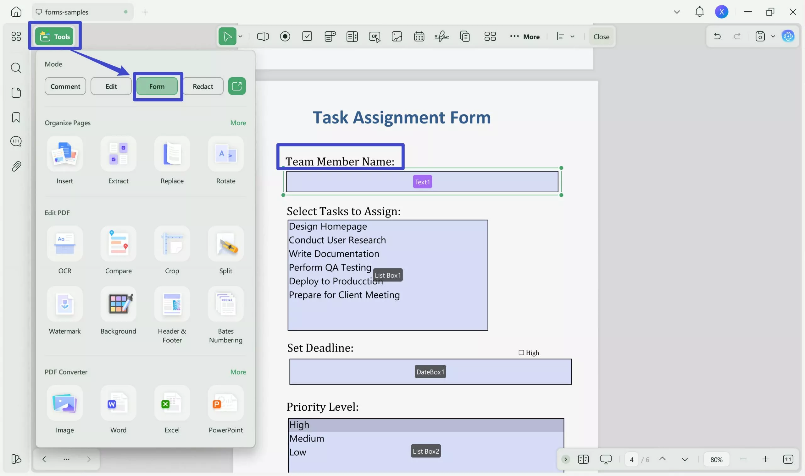 remove form filed border