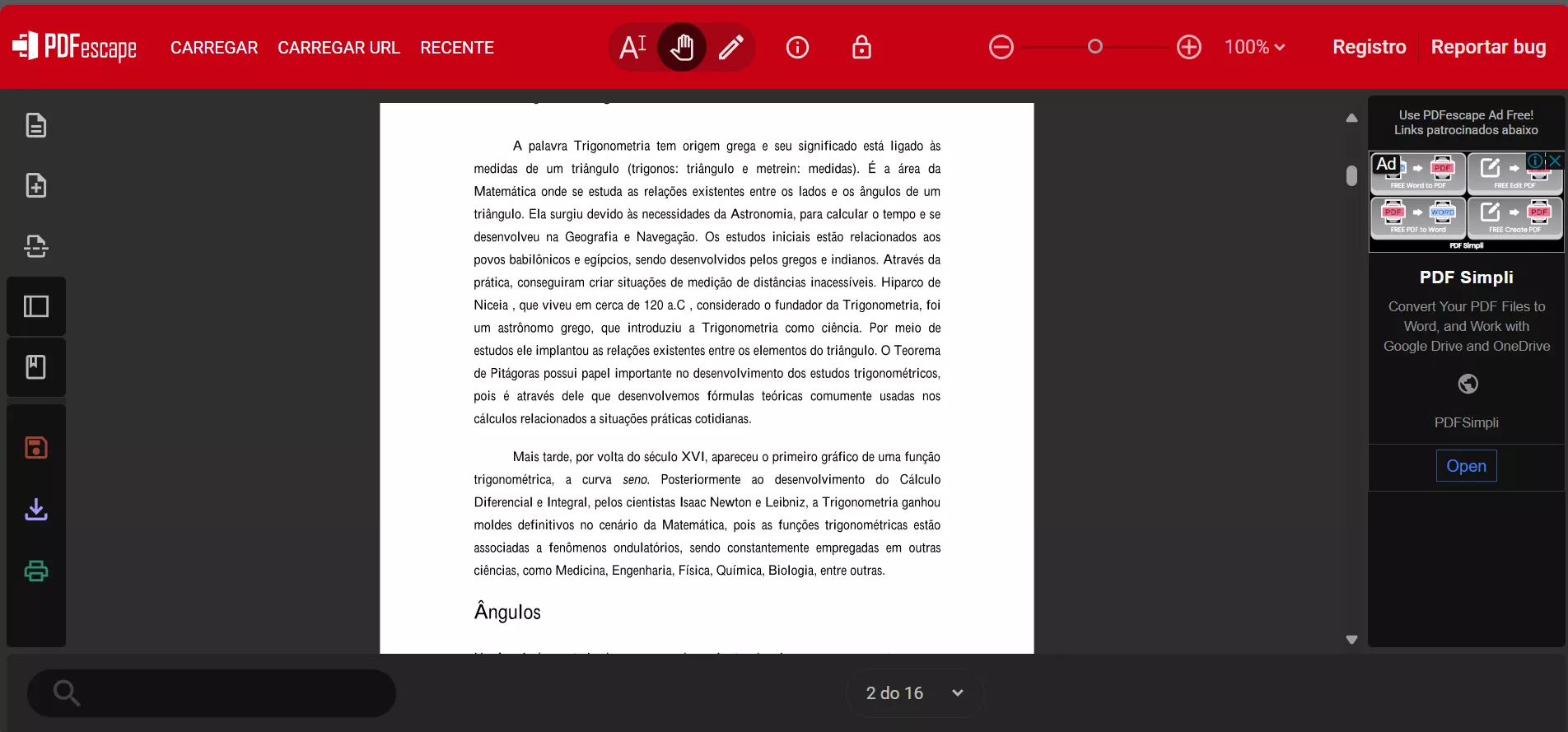 Edição de PDF