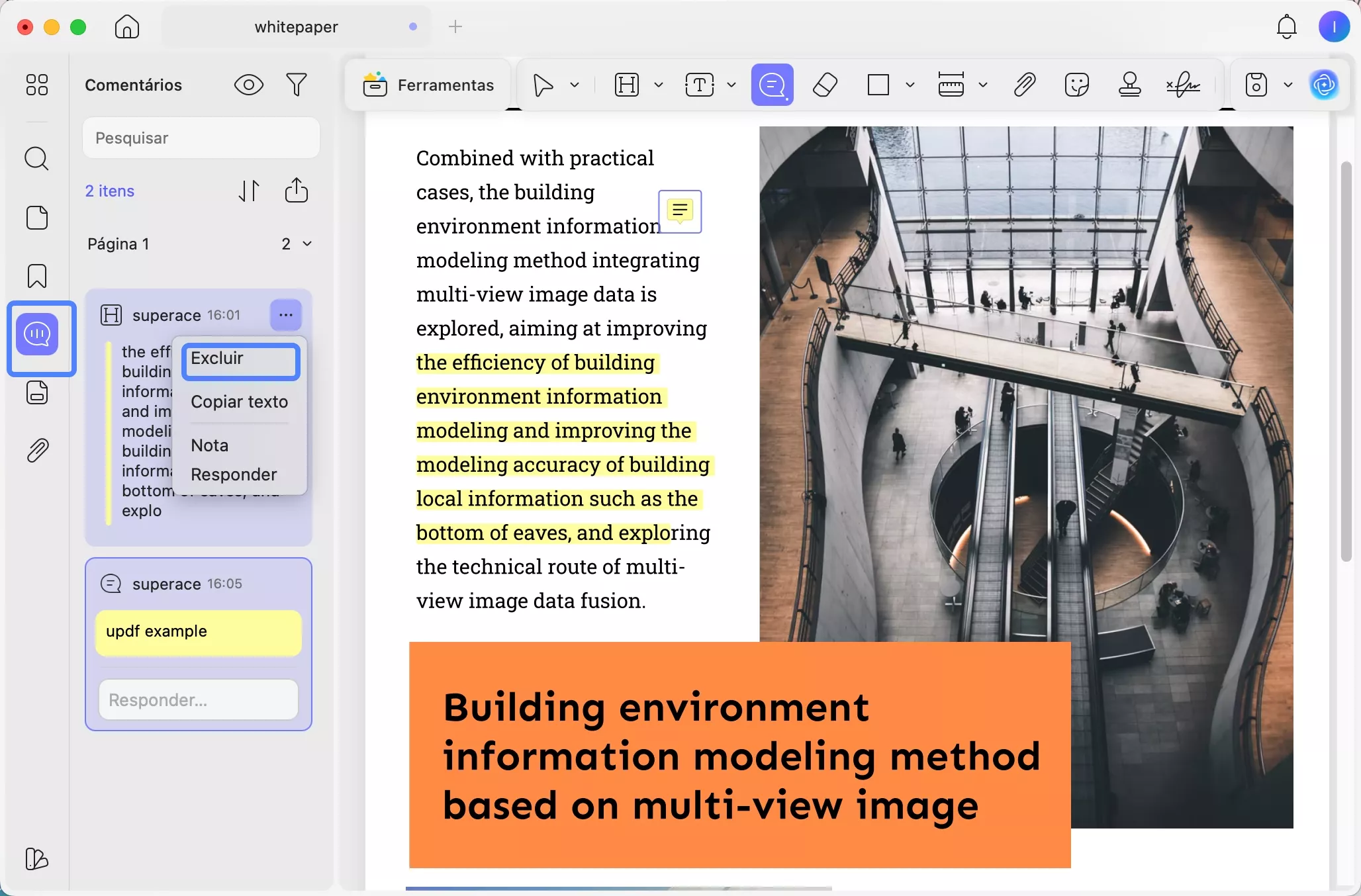 excluir vários destaques