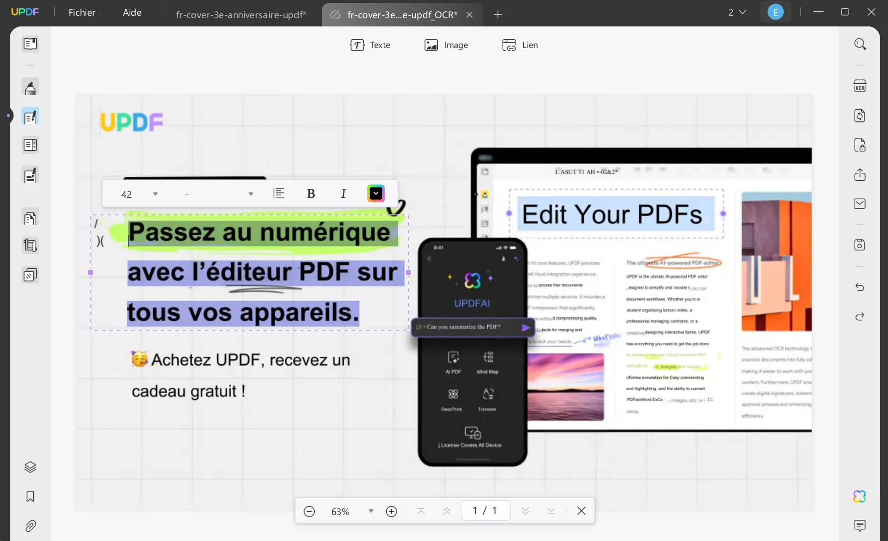 modifier pdf