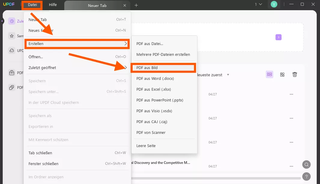 WhatsApp-Bild in PDF umwandeln